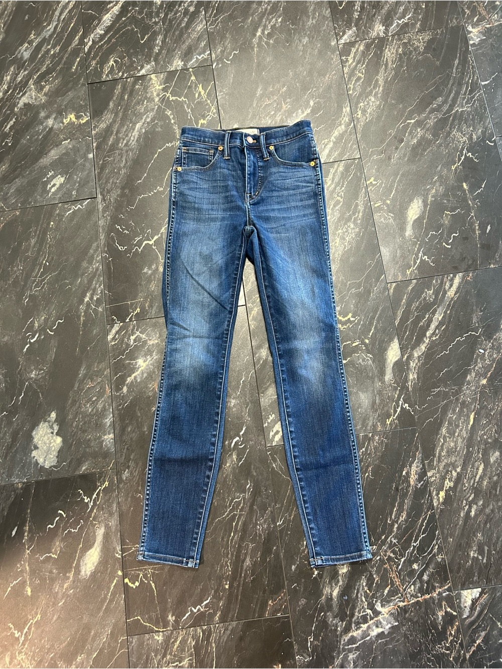 Madewell Skinny Jeans in Blue Denim